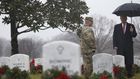 After Skipping Events Honoring Fallen Soldiers, Trump Visits Arlington Cemetery