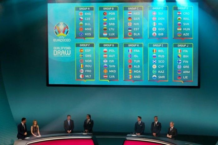 The Euro 2020 qualifying draw in Dublin paired Germany and the Netherlands