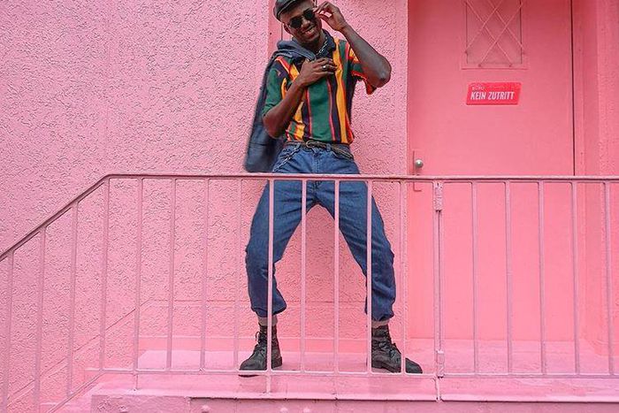 Joey B in "Greetings from Abroad" music video