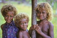 Melanesian people of Solomon Islands