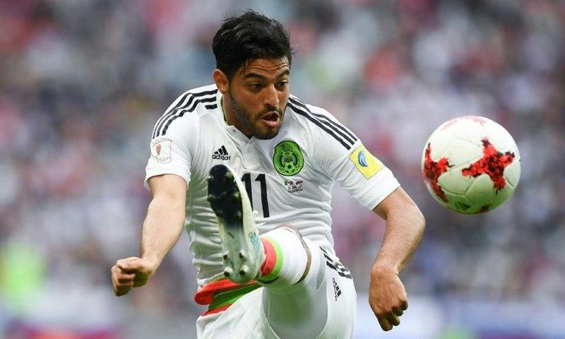 Mexico's midfielder Carlos Vela, pictured in June 2017, will join MLS franchise Los Angeles FC