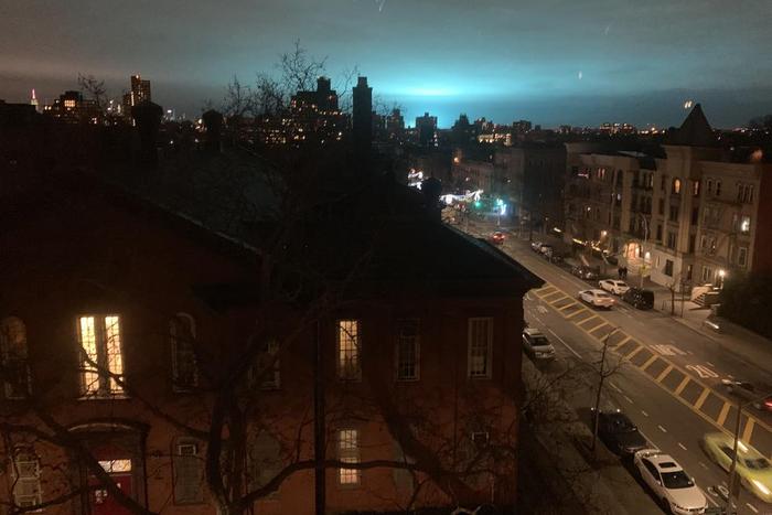 New York Sky Turns Bright Blue After Transformer Explosion | Pulse Ghana