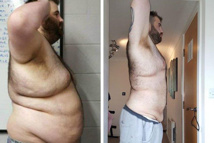 man lost 168 pounds after girlfriend cheated