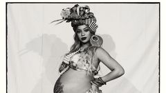 Beyonce at her push party.