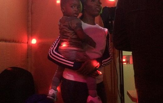 Tiwa Savage and son, Jamil Balogun.