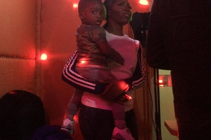 Tiwa Savage and son, Jamil Balogun.