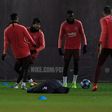 Dembele returned to full training with the Barca squad on Monday
