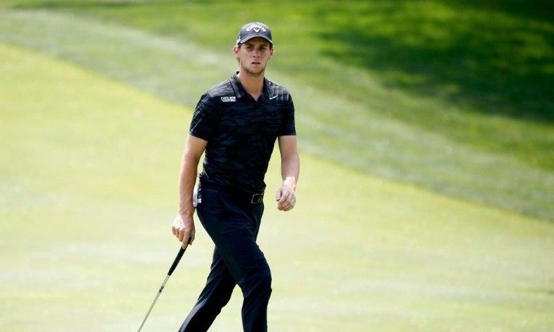 Thomas Pieters of Belgium rolled in five birdies during the first round of the World Golf Championships at Firestone Country Club South Course on August 3, 2017 in Akron, Ohio