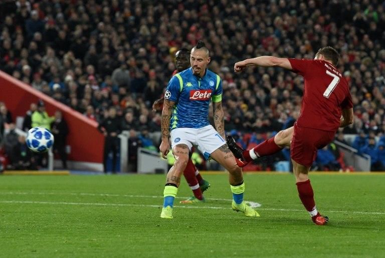 "Liverpool made us suffer," said Napoli captain Marek Hamsik.