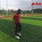 Asamoah Gyan inspects progress of Astroturf project