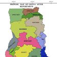 Map of Ghana after referendum