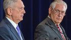 US Secretary of Defense Jim Mattis (L) and US Secretary of State Rex Tillerson met with top Chinese officials, with North Korea high on the agenda