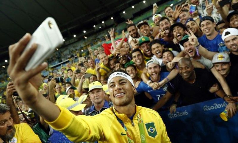 Brazilian golden boy Neymar is riding high on a wave of unprecedented popularity at home