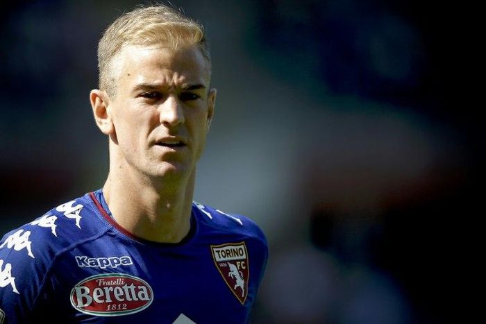 English goalkeeper Joe Hart, on loan to Torino from Manchester City, attends the Italian Serie A match between Torino and AS Roma at the "Grande Torino" Stadium in Turin on September 25, 2016