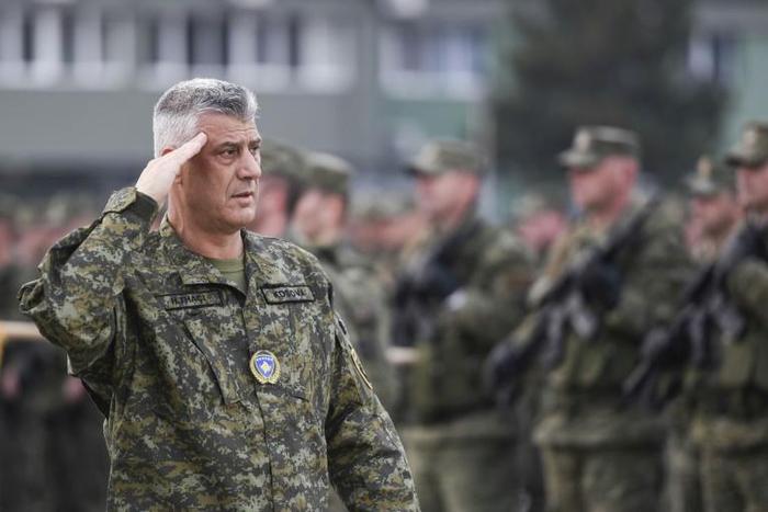 Kosovo's President Hashim Thaci said that "regardless of upcoming discussions, the Kosovo army is an irreversible process"