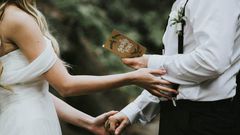 Bride reads groom’s cheating text message at wedding as vow