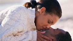 Couple kissing