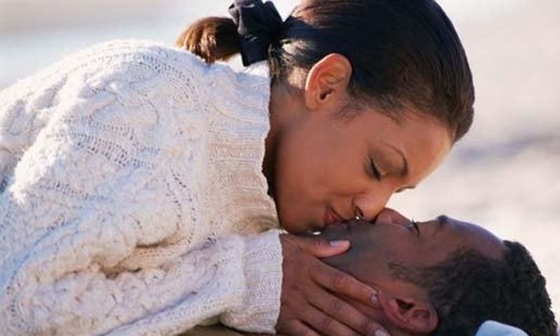 Couple kissing