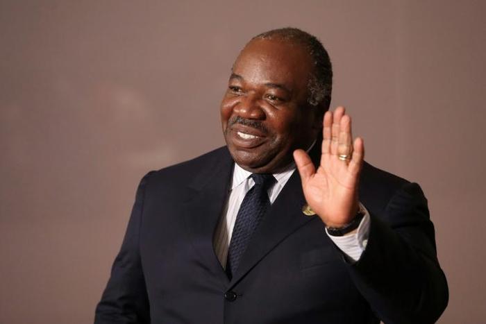 Gabon's President Ali Bongo, pictured in July 2018, has not been back to his country since he fell ill in Saudi Arabia more than two months ago