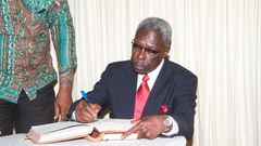 Former Ambassador to the Netherlands, Dr. Tony Aidoo