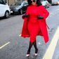 Serwaa Amihere steps out on the streets of London in stunning apparels