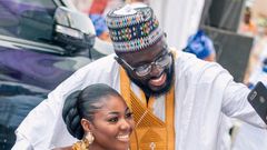 Salma Munim and Kofi Asamoah