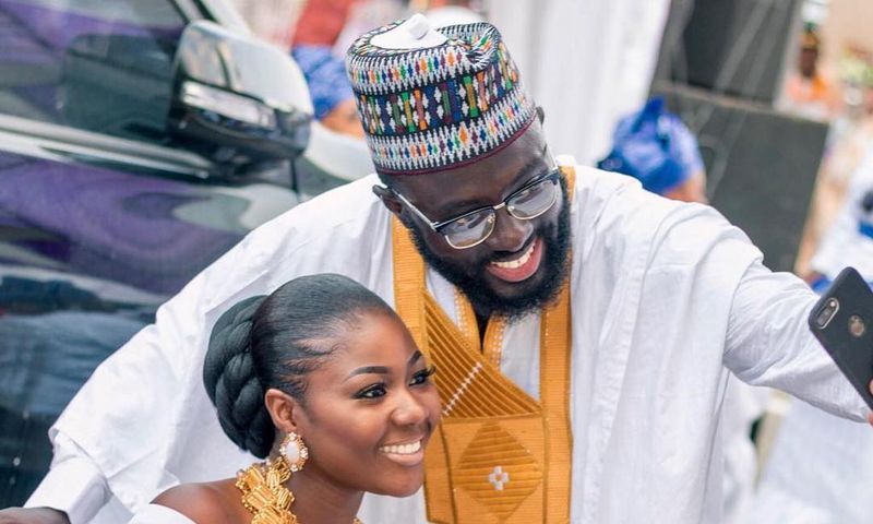 Salma Munim and Kofi Asamoah