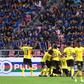 The away supporters were soon celebrating as Malaysia drew level before the half-hour