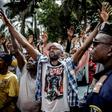 Supporters of the Democratic Republic of Congo's Union for Democracy and Social Progress attend a rally in Kinshasa, on December 21, 2018