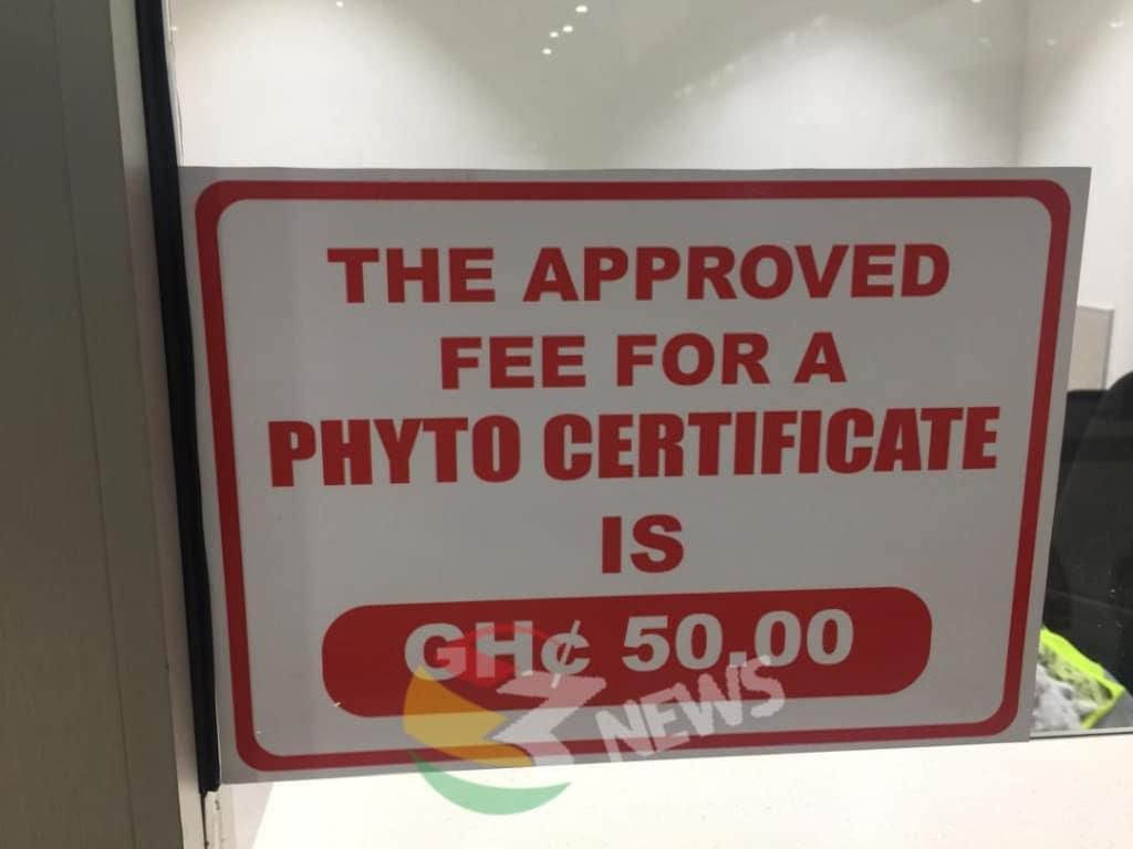 GHc50 requested from travellers carrying food items ( TV3 Ghana)