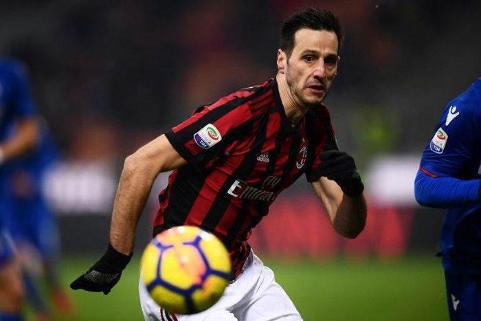 Nikola Kalinic (pictured December 2017), who returned a World Cup runners-up medal this year, opened his league account with the first goal