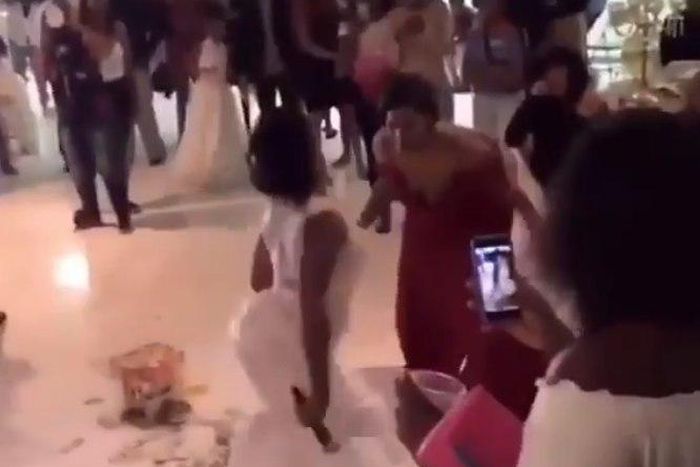 Twerking bride