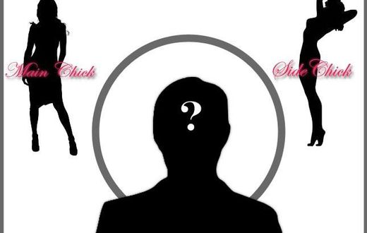 Illustration of side chick vs main chick (360nobs)