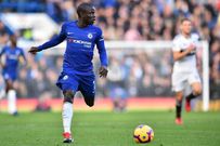 Chelsea midfielder N'Golo Kante in action against Fulham