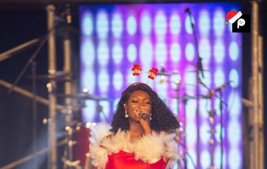 Wendy Shay shows up at Rapperholic as Mama Christmas
