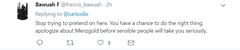 Sarkodie Twitter comment