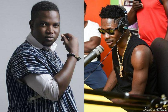 Oteng (left) and Shatta Wale (right)