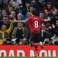 Juan Mata celebrates his goal against Fulham