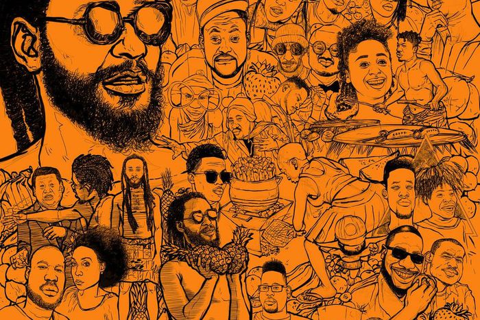 "Orange Card: Fruitopian Raps" album by Wanlov the Kubolor