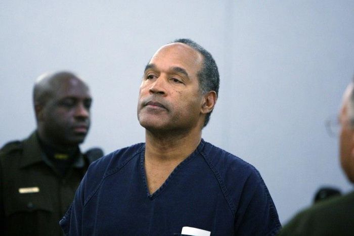 O.J. Simpson, shown here at his 2008 sentencing hearing, could soon go free if a Nevada parole board rules in his favor on Thursday