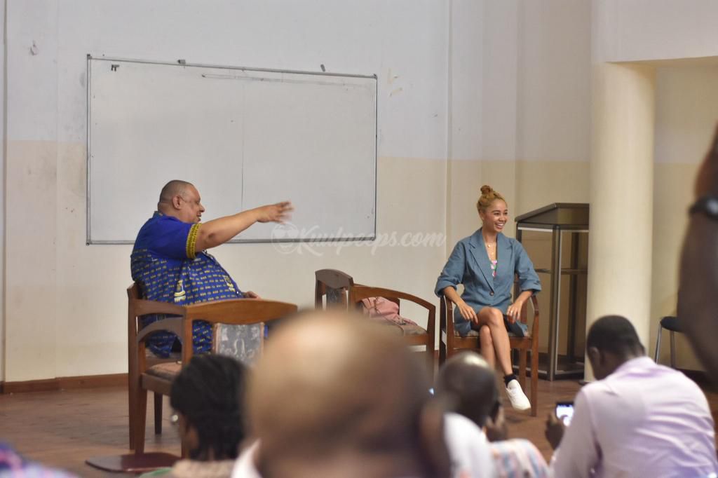 Sister Deborah guest lectures UG PhD Science students