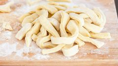 Homemade egg noodles