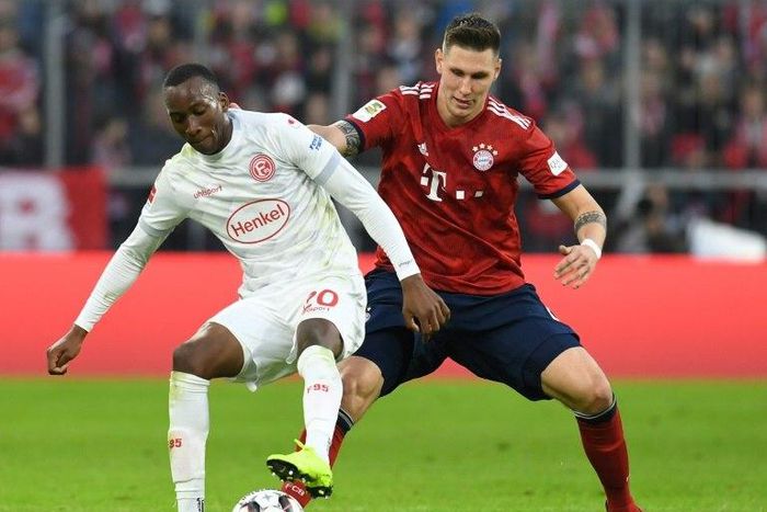 Dodi Lukebakio scored a hat-trick to snatch a shock draw for Fortuna Duesseldorf at Bayern Munich