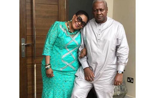 Ex-Ghana president, John Dramani Mahama has marked the 25th anniversary of his marriage to Lordina by sharing some photos on social media.