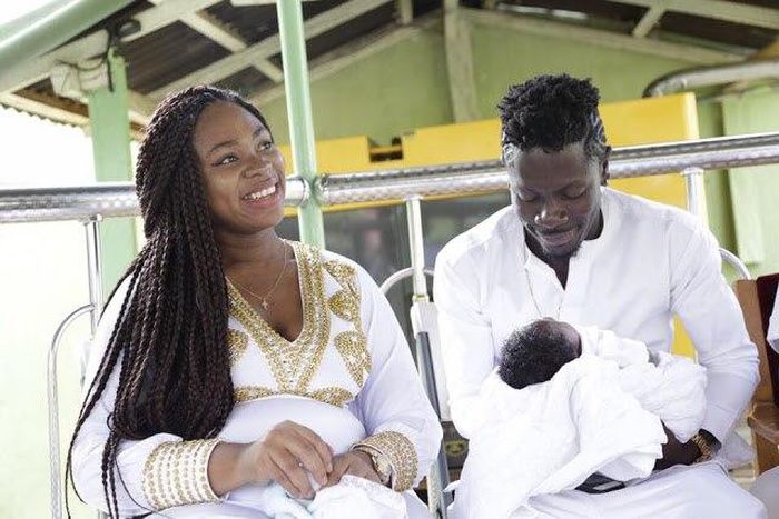 Shatta Wale tattoos daughter's name on his neck