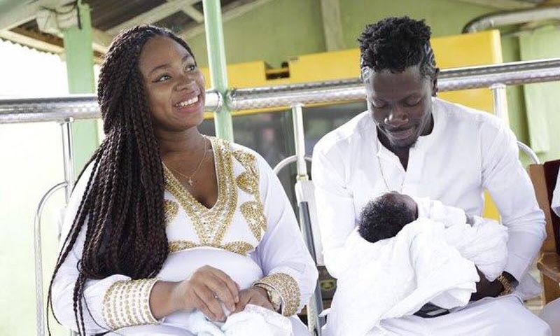 Shatta Wale tattoos daughter's name on his neck