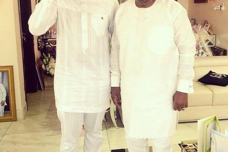 John Dumelo and John Mahama