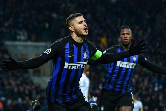 Inter Milan's Argentine forward Mauro Icardi scored on his 200th appearance for the Italian club.
