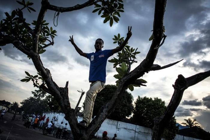 Protest and hope: Sunday's elections will turn the page on the troubled era of President Joseph Kabila, in power for nearly 18 years