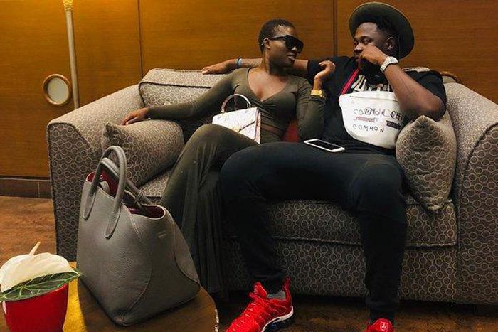 Fella Makafui hangs out with Medikal
